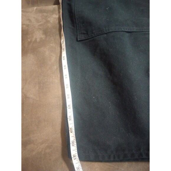 VTG Carhartt B01-BLK Double Knee Pant Mens 40x32 Black Duck Work Carpenter - Picture 12 of 12